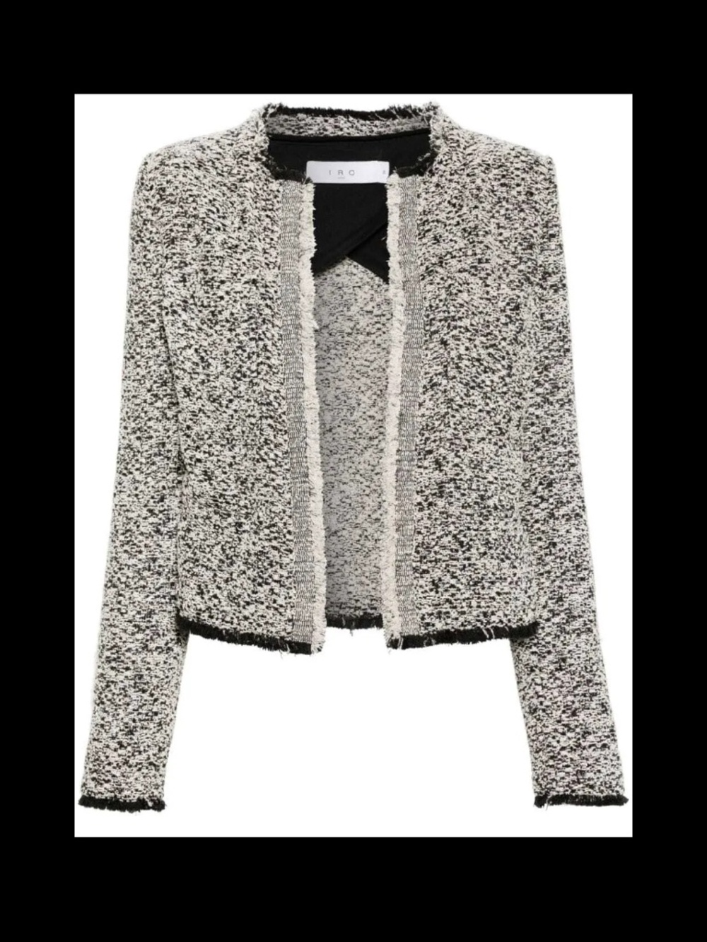 IRO PARIS Hazela Fringed Tweed Jacket